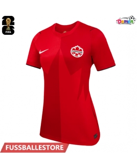 Günstige Kanada Heimtrikot Damen WM 2026 Kurzarm